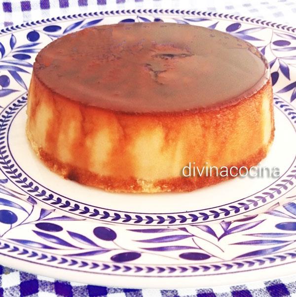 flan de almendras