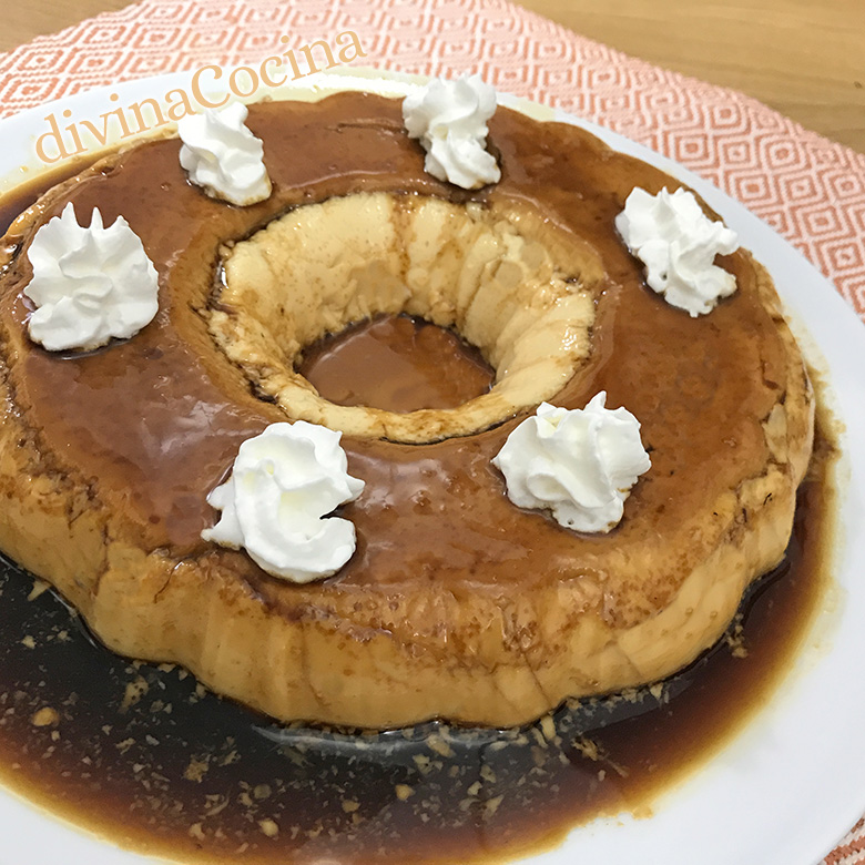 flan de leche condensada entero