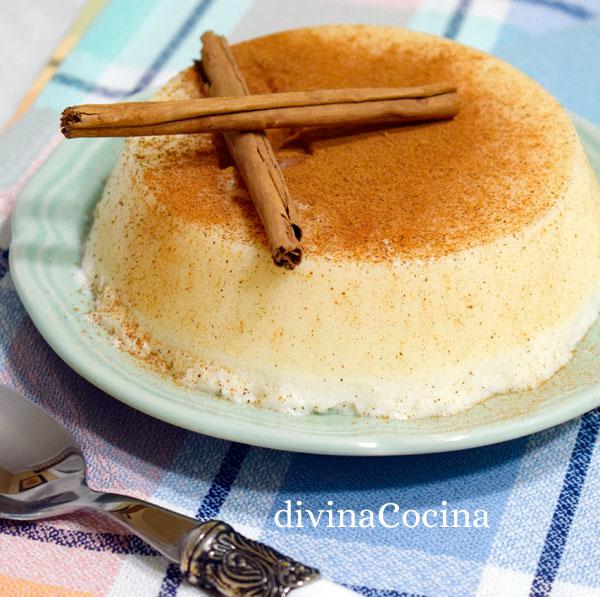 flan de leche merengada