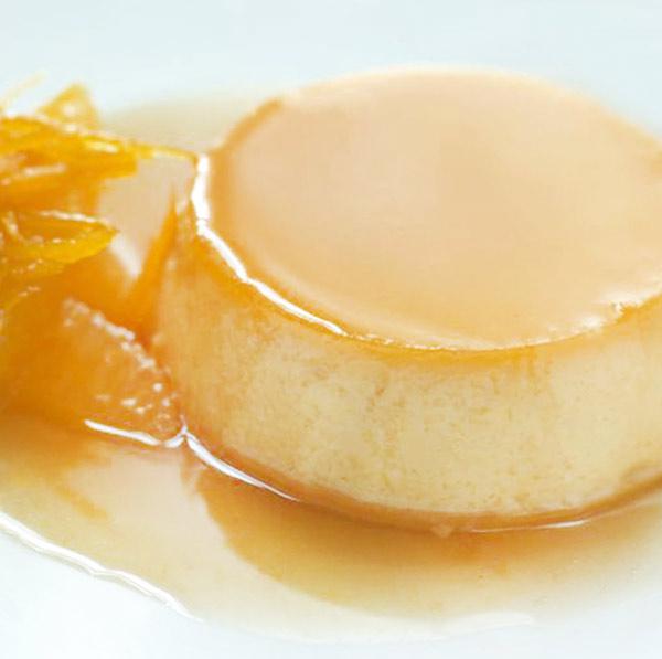 flan de naranja fácil