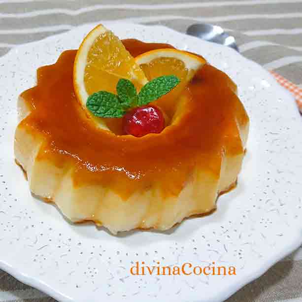 flan-de-naranja-sin-horno