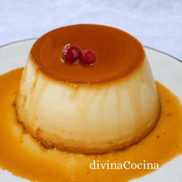 flan de queso y leche condensada