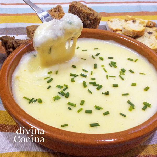 fondue de queso rápida