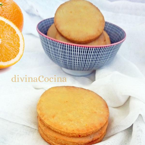 Galletas de naranja y miel