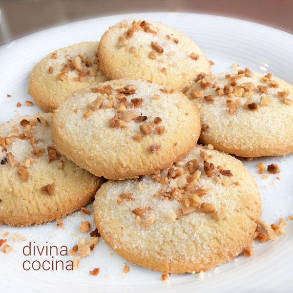 galletas de queso crema y almendras