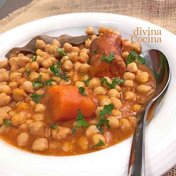 garbanzos con chorizo