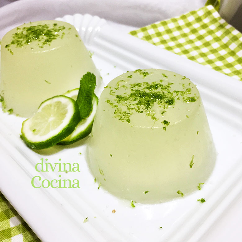 gelatina de gin tonic