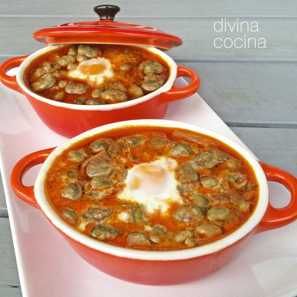 Habas Esparragadas Con Huevo Receta De Divina Cocina