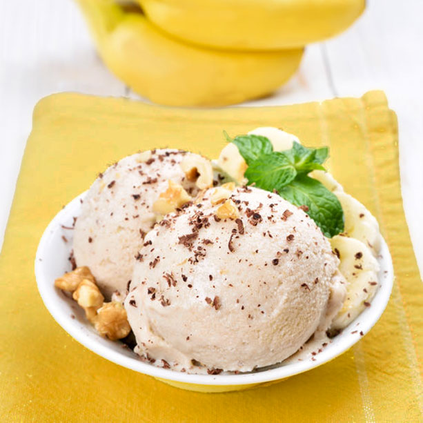 Helado de plátano rápido (receta vegana) - Receta de DIVINA COCINA