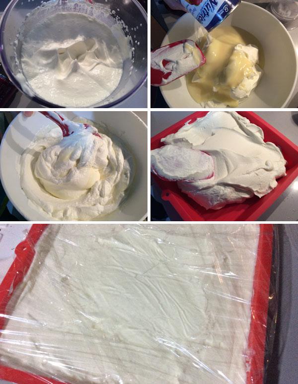 helado de leche condensada paso a paso
