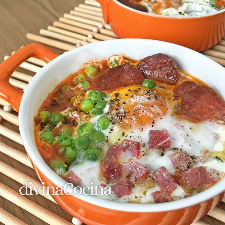 Huevos al plato en 4 minutos, receta para microondas