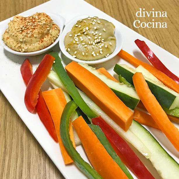 Receta De Crudites De Verduras Con Salsas Divina Cocina