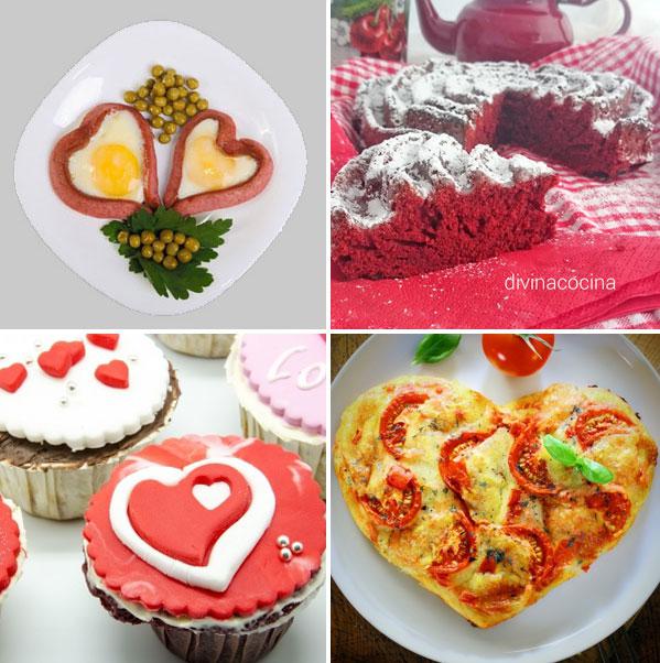 ideas de recetas para san valentín