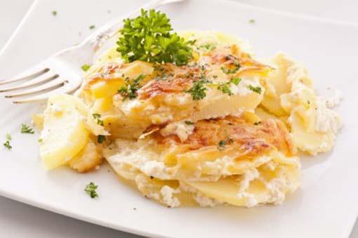 patatas gratinadas crema