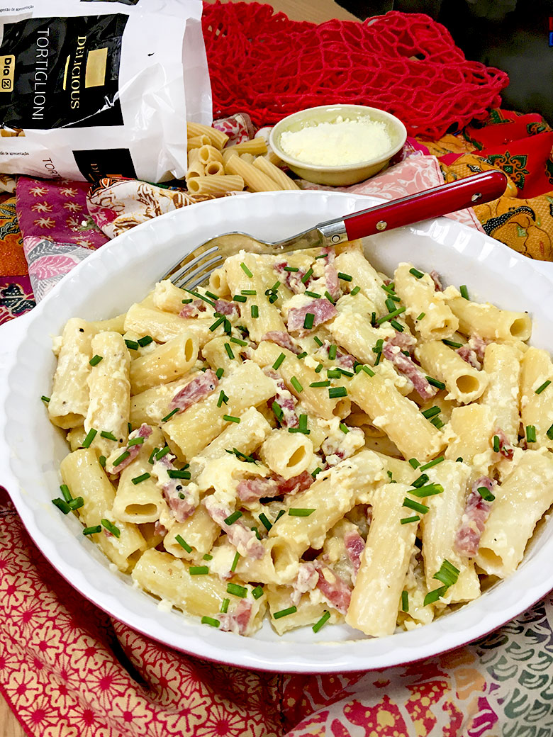 macarrones carbonara