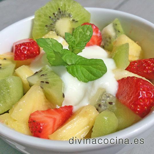 Macedonia de frutas