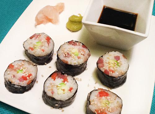 makis de ahumados y verduritas