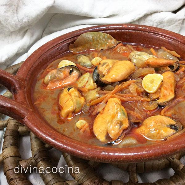 Mejillones en escabeche - Receta de DIVINA COCINA