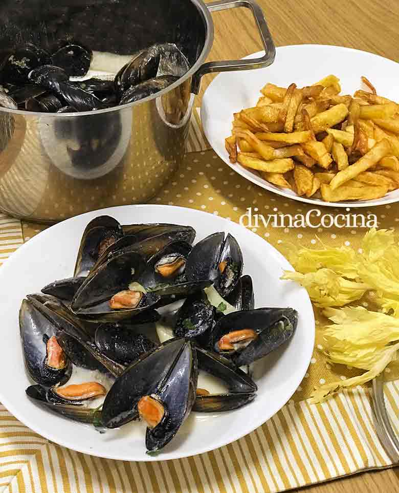 Mejillones al estilo belga 9