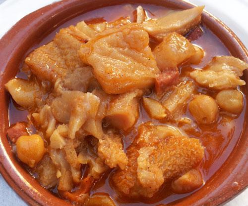 menudo con garbanzos