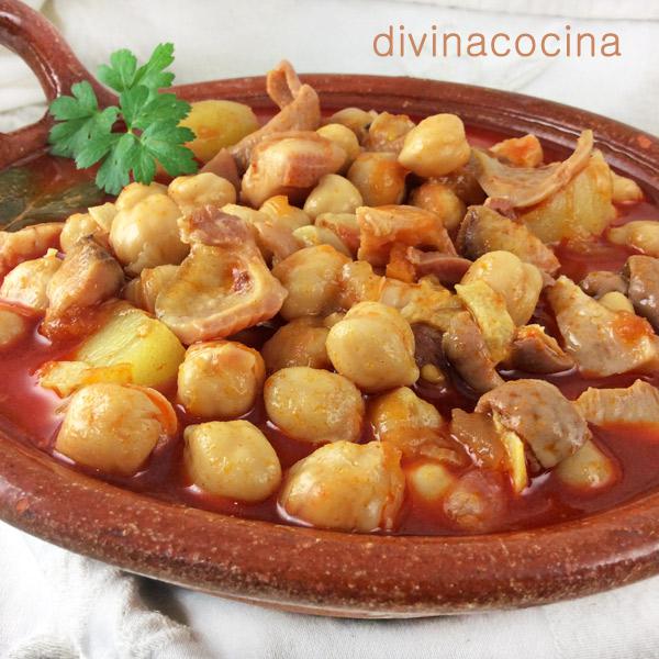 menudo con garbanzos