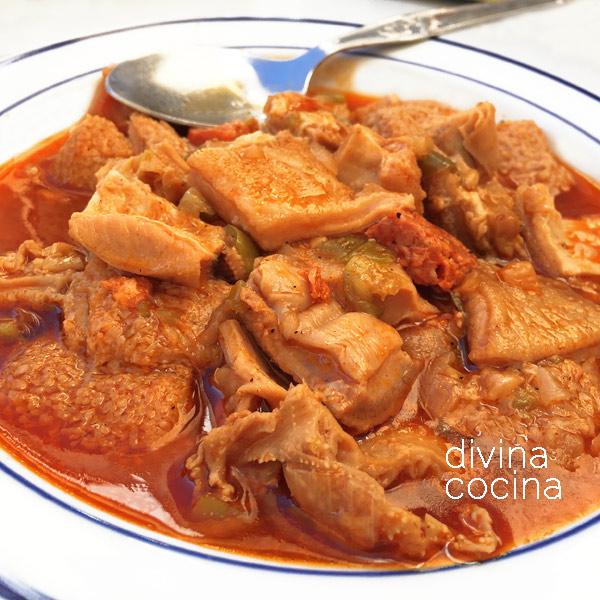 Menudo (callos a la andaluza) - Receta de DIVINA COCINA