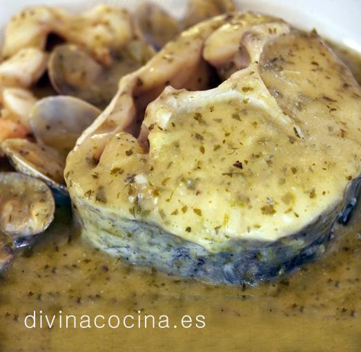 Merluza en salsa verde