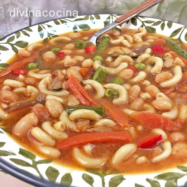 sopa minestrone