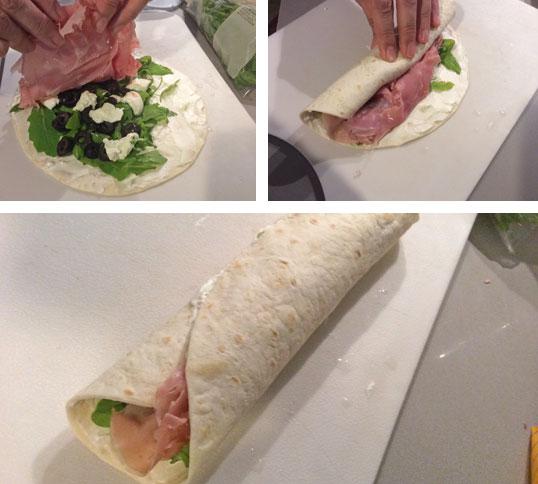 receta aperitivos miniwraps