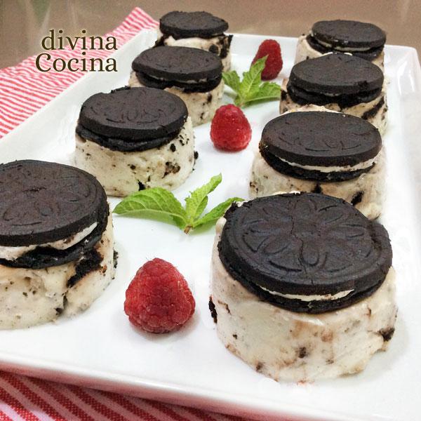 minicheesecake de oreo