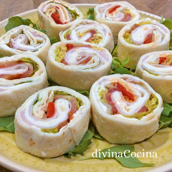 miniwraps para aperitivos