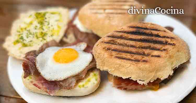 montaditos y bocadillos variados