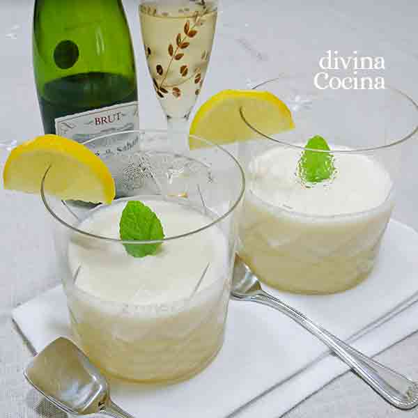 mousse de champan o cava