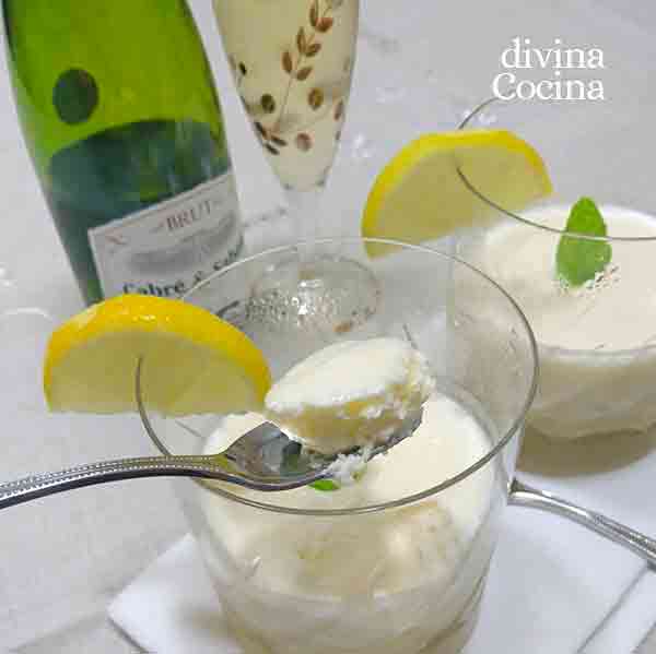 mousse de champan o cava