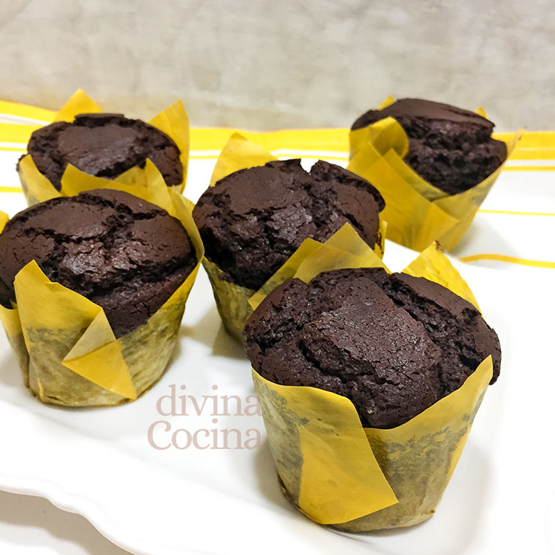 muffins de chocolate negro 1