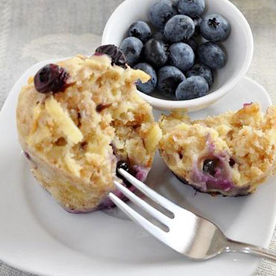 muffins de frutos rojos