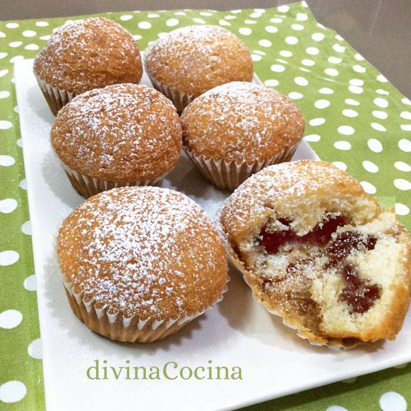 muffins de nocilla o nutella