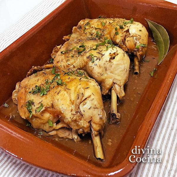 muslos de pollo al horno