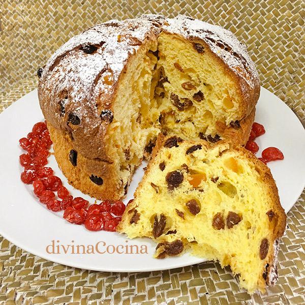 Panettone fácil sin masa madre - Receta de DIVINA COCINA