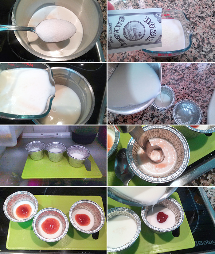 panna cotta yogur paso a paso