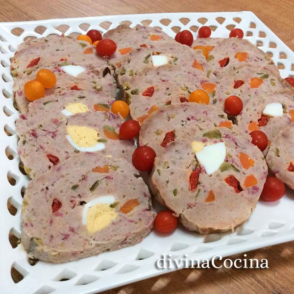 pastel de pollo con verduras