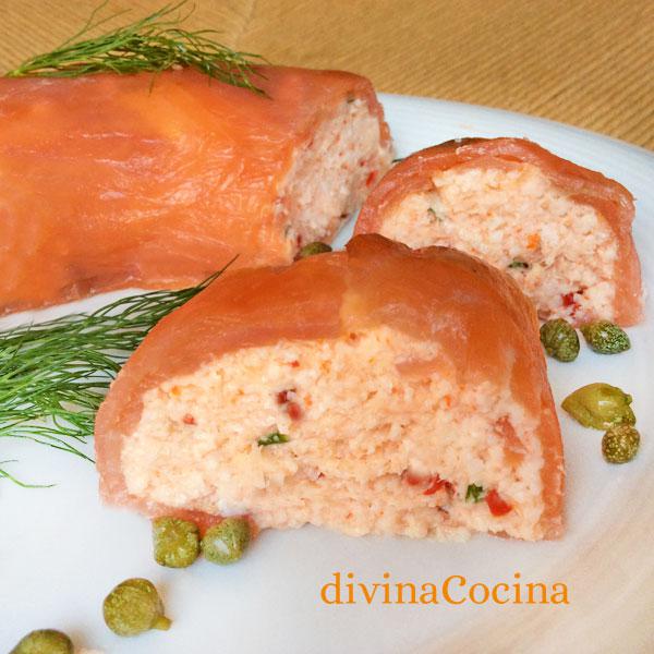 receta de pastel salmon para navidad