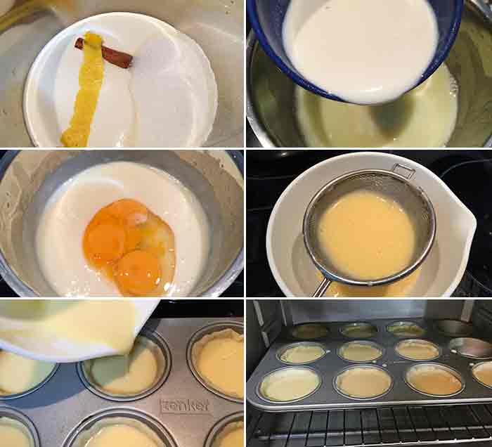 como hacer pasteles de belem