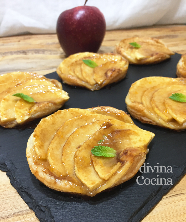 Pasteles de manzana y hojaldre fáciles - Receta de DIVINA COCINA