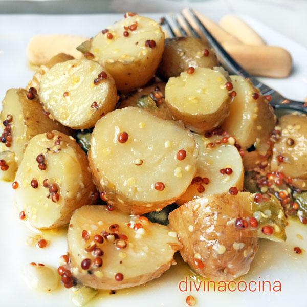 ensalada de patatas a la mostaza