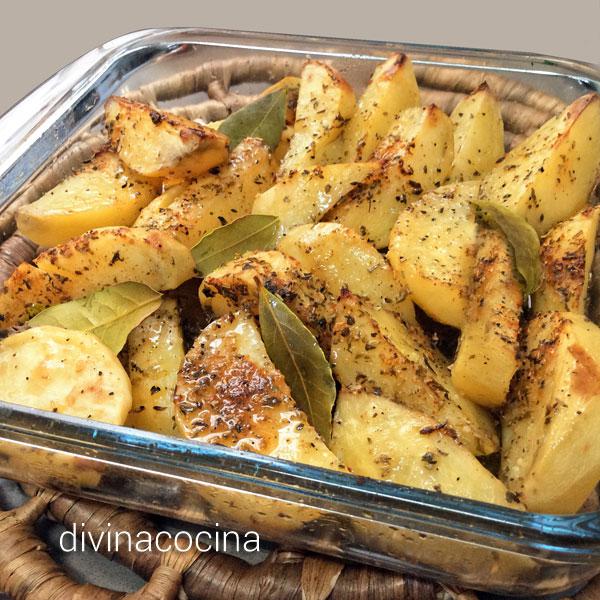 patatas con especias al horno