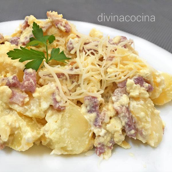 patatas carbonara