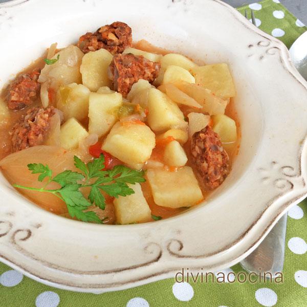 patatas con chorizo a la riojana