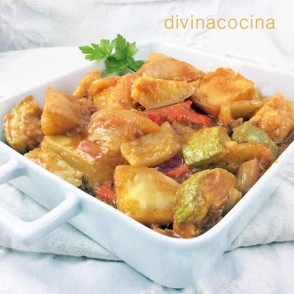 patatas con sofrito