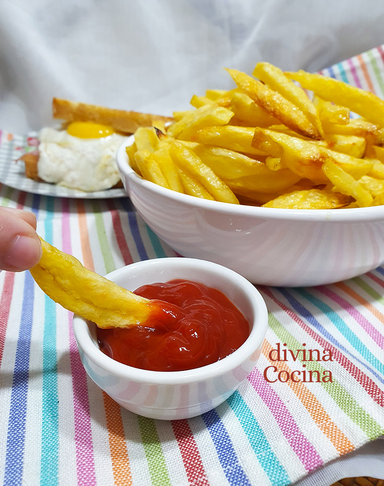 patatas fritas en el horno 